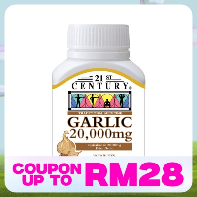 21ST CENTURY Garlic 20,000mg 30 Tablets