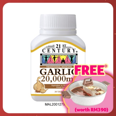 21ST CENTURY Garlic 20,000mg 30 Tablets