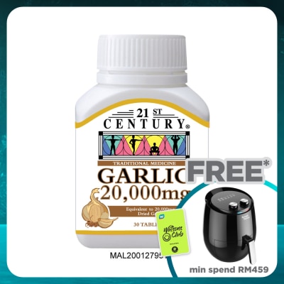 21ST CENTURY Garlic 20,000mg 30 Tablets