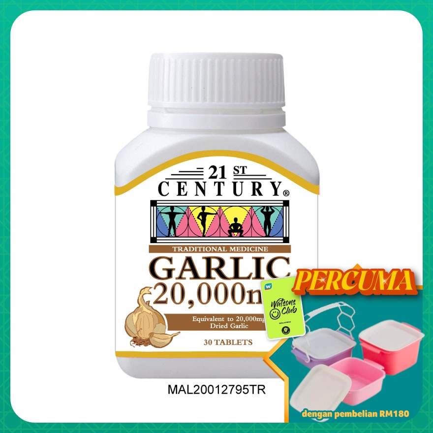 Garlic 20,000mg 30 Tablets