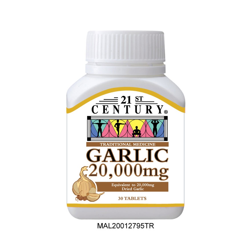 Garlic 20,000mg 30 Tablets image