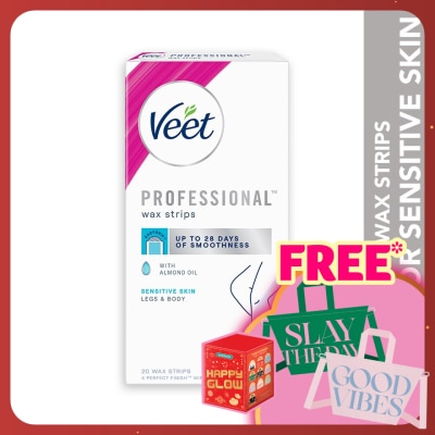 VEET Wax Strip Leg & Body Sensitive Skin 20s