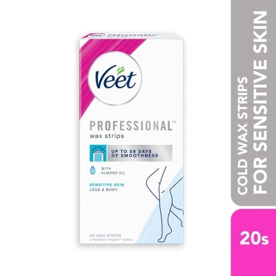 VEET Wax Strip Leg & Body Sensitive Skin 20s