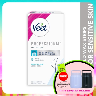 VEET - Wax Strip Leg & Body Sensitive Skin 20s