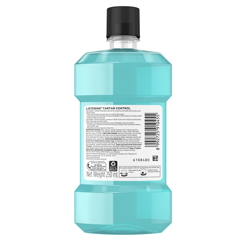 Listerine Tartar Control 250ml image