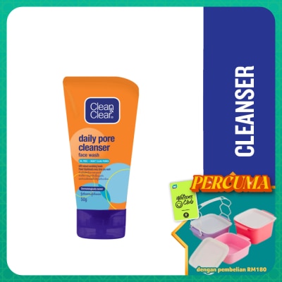 CLEAN & CLEAR - Daily Pore Cleanser Face Wash 50g