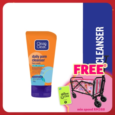 CLEAN & CLEAR Daily Pore Cleanser Face Wash 50g