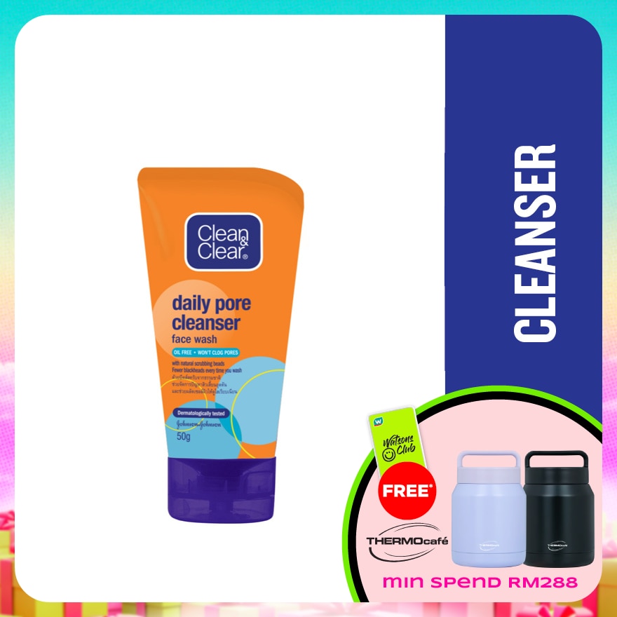 Daily Pore Cleanser Face Wash 50g