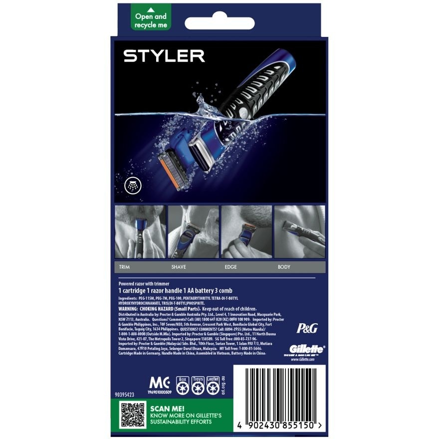 3 in 1 Styler Electric Razor 1's