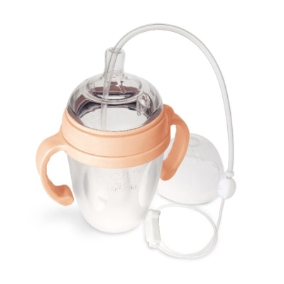 HAAKAA Gen3 bottle & Silicone Feeding Tube SET - Peach