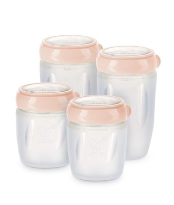 HAAKAA Gen 3 Silicone Storage Container Set of 4 - Peach