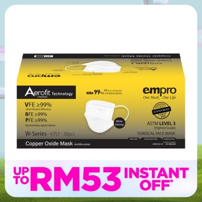 EMPRO W Series Copper Oxide 4Ply Face Mask 30s