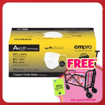 EMPRO W Series Copper Oxide 4Ply Face Mask 30s