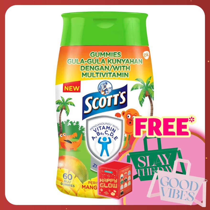 Multivitamin Gummies Mango Bone, Teeth & Eye 60S