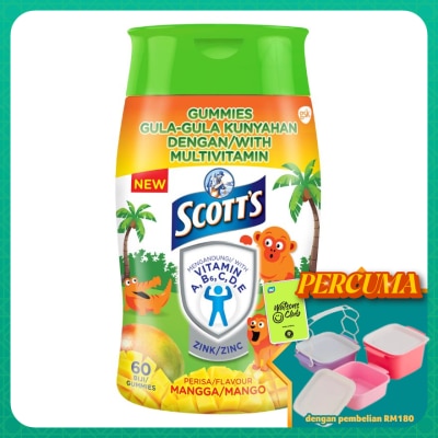 SCOTT'S - Multivitamin Gummies Mango Bone, Teeth & Eye 60S