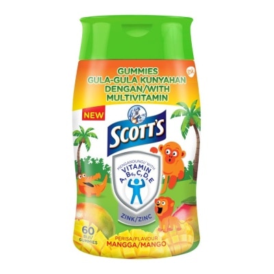 SCOTT'S Multivitamin Gummies Mango Bone, Teeth & Eye 60S