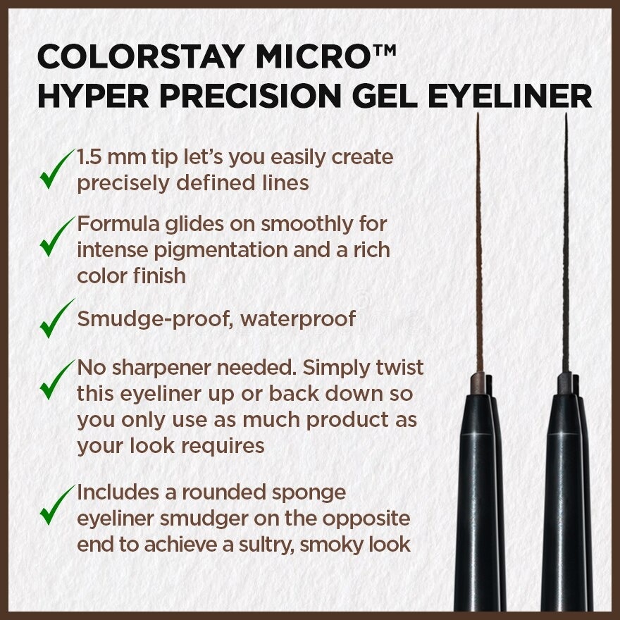 ColorStay Micro Hyper Gel Eyeliner-214 Black