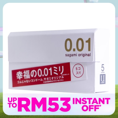 SAGAMI Original 0.01 5's Non latex condoms