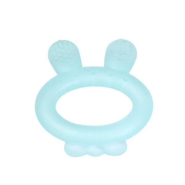 Rabbit Silicone Teether - Blue