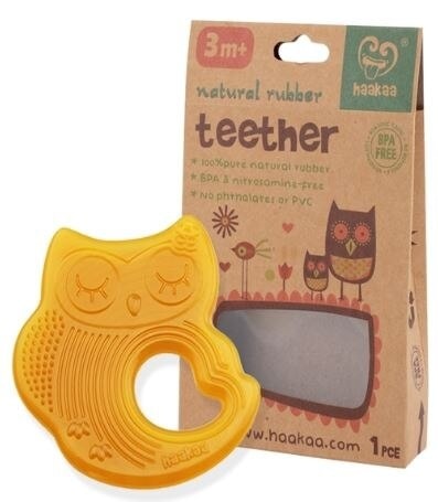 Natural Owl Sleeping Teether