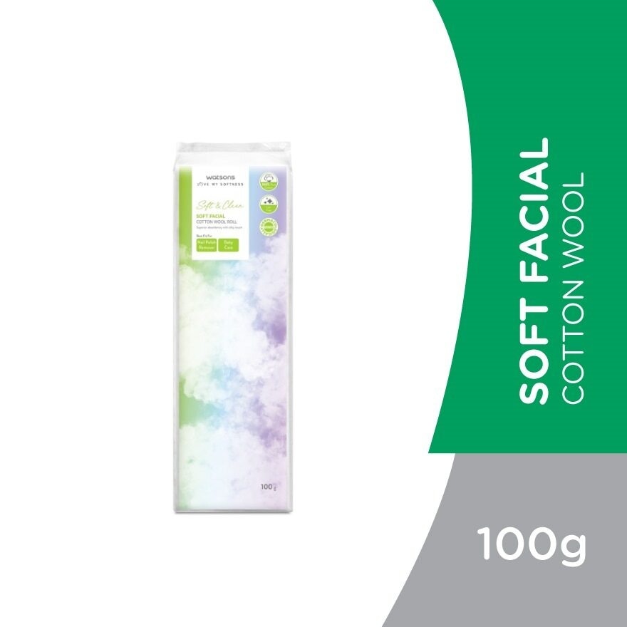 Soft Facial Cotton Wool 100g