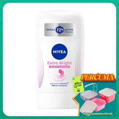 NIVEA - Deodorant Extra White Stick 40ml