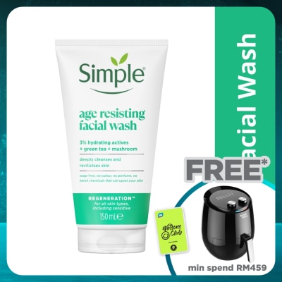 SIMPLE Regeneration Age Resisting Facial Wash 150ml