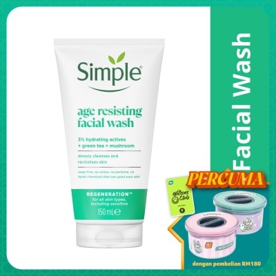 SIMPLE Regeneration Age Resisting Facial Wash 150ml