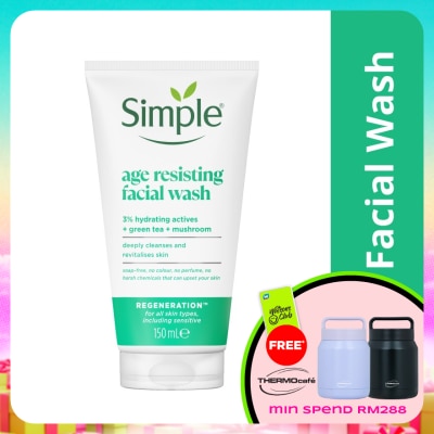 SIMPLE - Regeneration Age Resisting Facial Wash 150ml