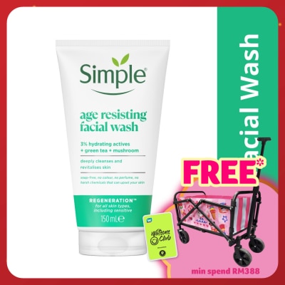 SIMPLE Regeneration Age Resisting Facial Wash 150ml
