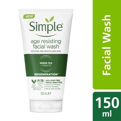 SIMPLE Regeneration Age Resisting Facial Wash 150ml