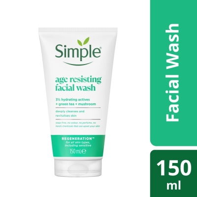 SIMPLE - Regeneration Age Resisting Facial Wash 150ml image