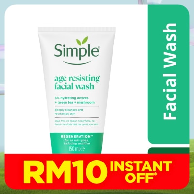 SIMPLE Regeneration Age Resisting Facial Wash 150ml
