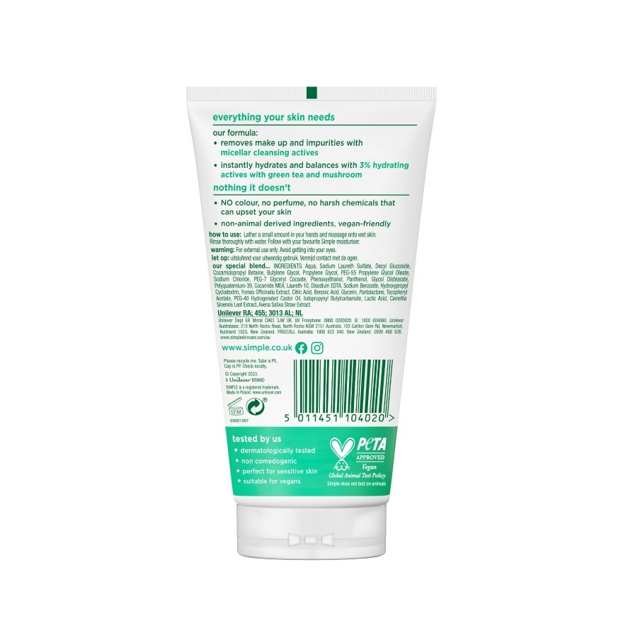 Regeneration Age Resisting Facial Wash 150ml