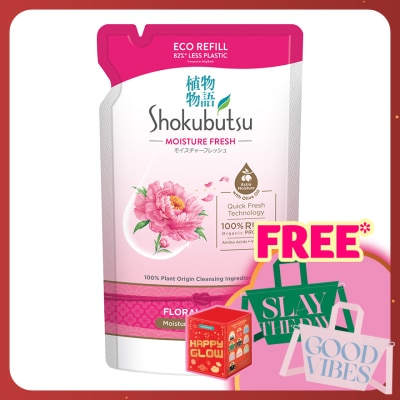 SHOKUBUTSU Body Wash Floral Refill 500g