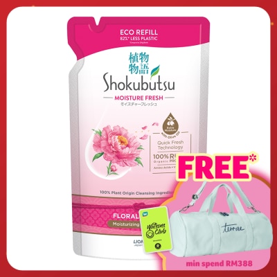 SHOKUBUTSU Body Wash Floral Refill 500g