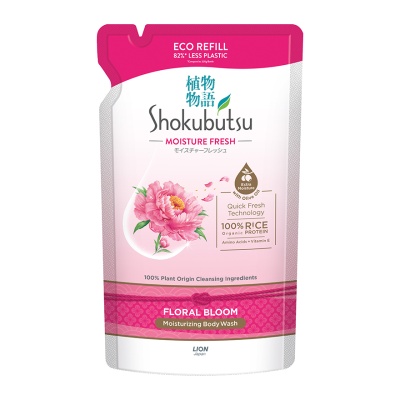 SHOKUBUTSU - Body Wash Floral Refill 500g image