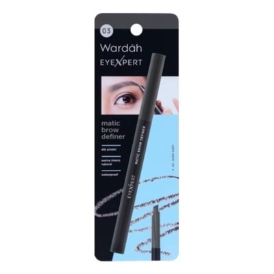 WARDAH EyeXpert Matic Brow Definer 03 Dark Grey 0.25g