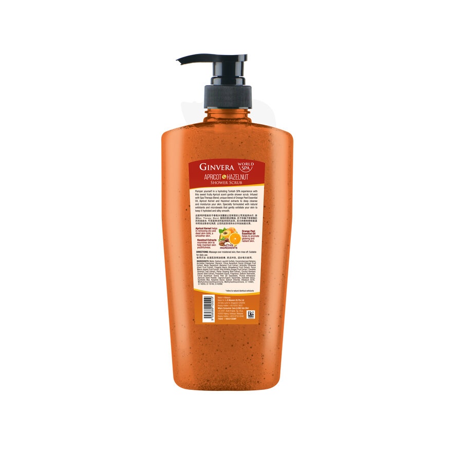 Real Spa Apricot Nourshing Shower Scrub 750g image