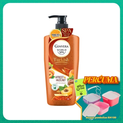 GINVERA - Real Spa Apricot Nourshing Shower Scrub 750g