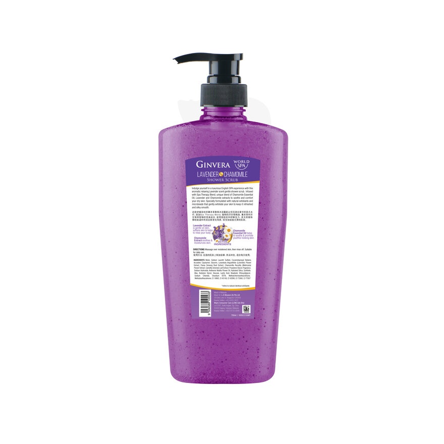 Real Spa Lavender Shower Scrub 750g image