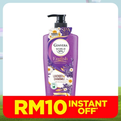 GINVERA Real Spa Lavender Shower Scrub 750g