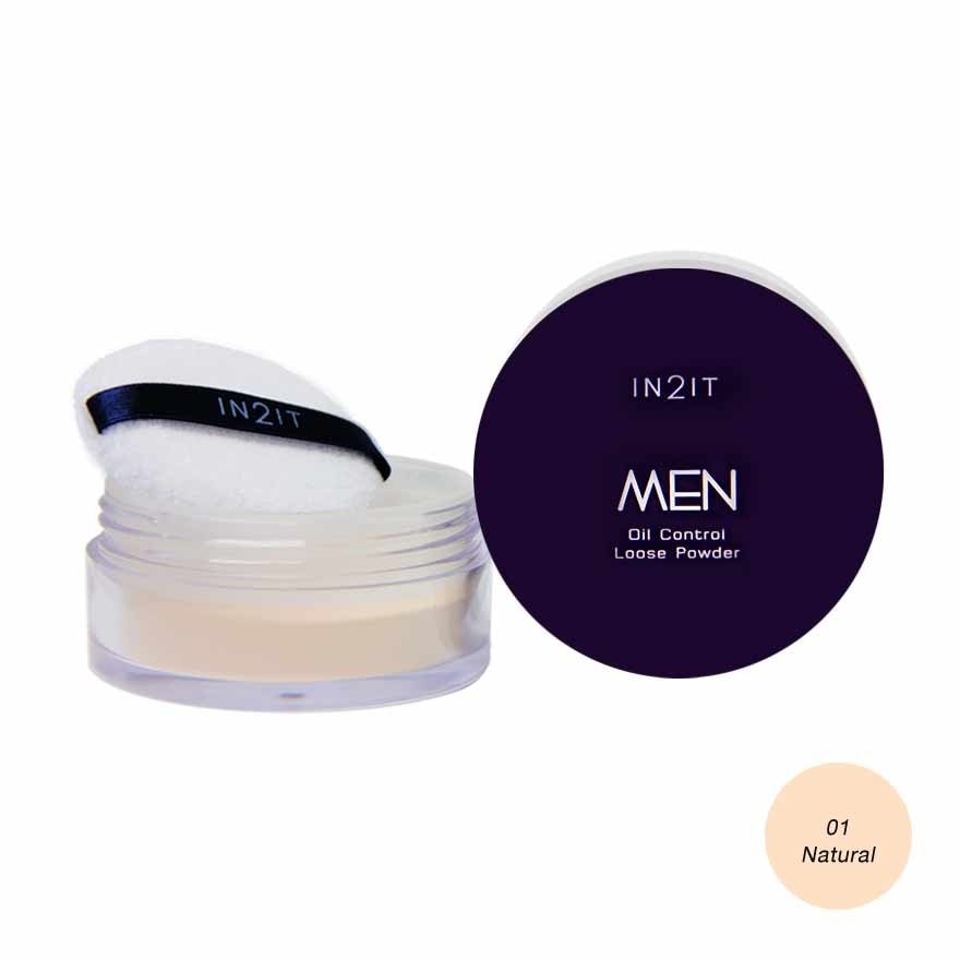 Men Oil Control Loose Powder Natural Beige MLPM02