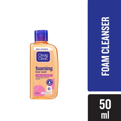CLEAN & CLEAR - Foaming Facial Wash 50ml (Glowing Skin) image