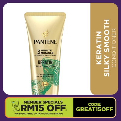 PANTENE 3 Minute Miracles Conditioner 150ml Keratin Smooth