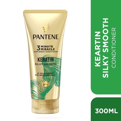 PANTENE - 3 Minute Miracles Conditioner 300ml Keratin Smooth image