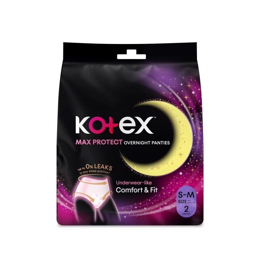 Overnight Panties S-M (2s x 16 Packs) - Period Panties with 360⁰ Anti-Leakage Protection Disposable