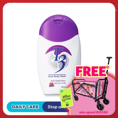 T3 Acne Body Wash - Bactericidal 200ml