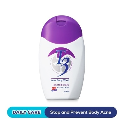 T3 Acne Body Wash - Bactericidal 200ml