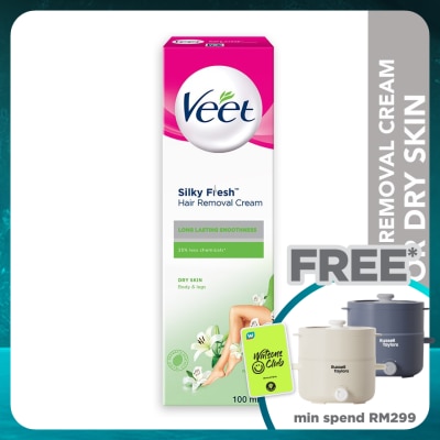 VEET Hair Removal Cream Leg & Body Dry Skin 100ml